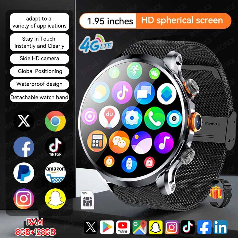 Khadas Vim4 8Gb - 5G/4G Full Netcom Смарт-часы 680*680 AMOLED