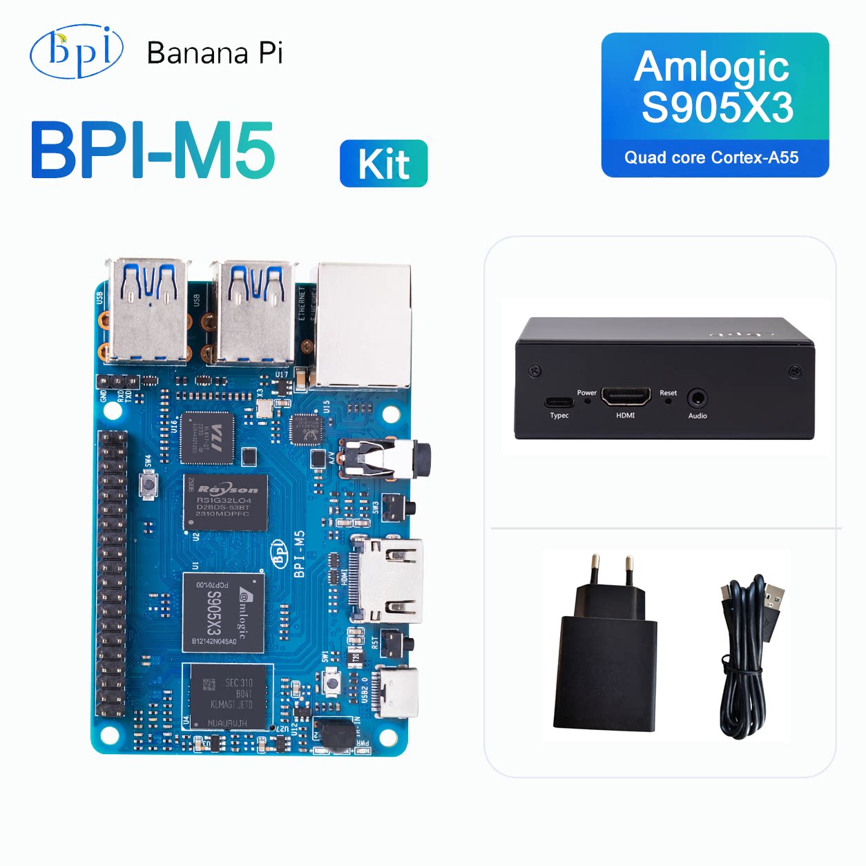 Banana Pi Bpi-M5 - Популярный комплект платы разработки Banana Pi