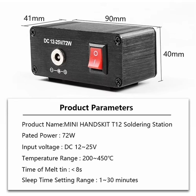 Паяльная станция AB11-T12 для  – обзор и цена Soldering Station T12 Oled