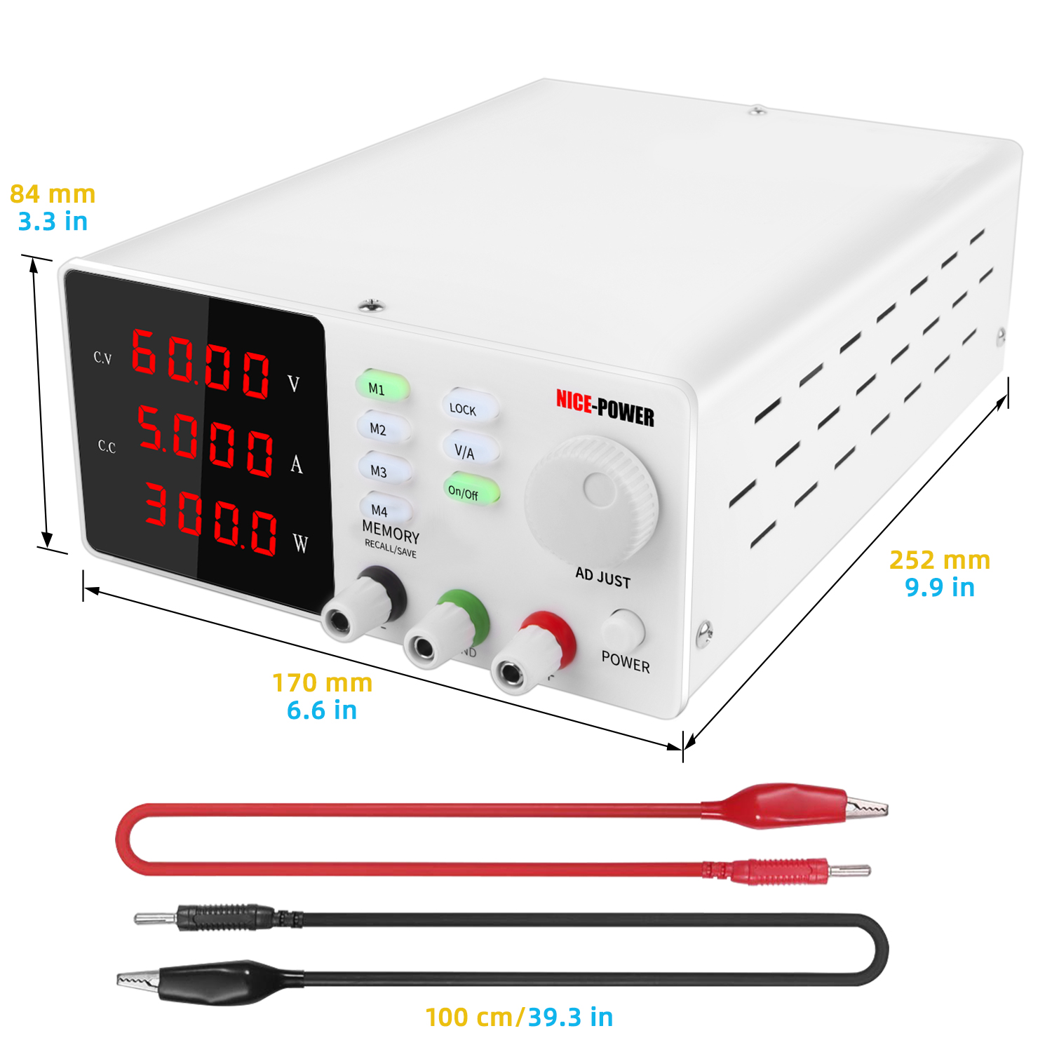 Новый дизайн Nice Power Spps-S – обзор и цена Programmable Dc Power Supply 60V 5A