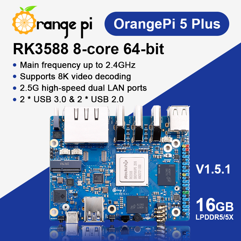 AvaCore Orange Pi 5 Plus 16 ГБ – обзор и цена Orange Pi 5 Plus 16Gb